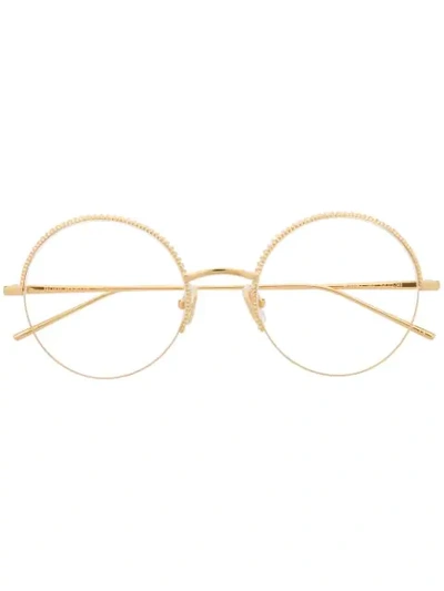 Shop Boucheron Serpent Bohème Optical Glasses In Gold