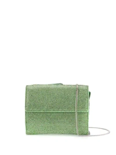 Shop Marco De Vincenzo Embellished Coin Purse In Green