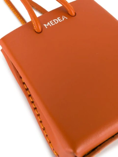 Shop Medea Long-strap Mini Purse In Orange