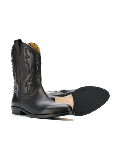 Gallucci Teen Camperos Mid-calf Boots In Black