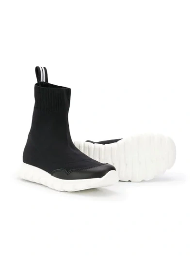 Shop Am66 Sock-style High Trainers In Black