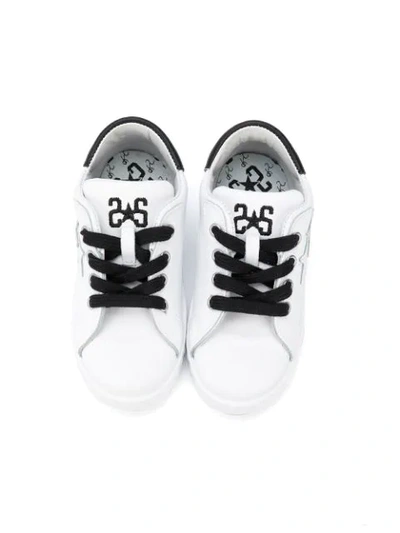 Shop 2 Star Star Patch Sneakers In White