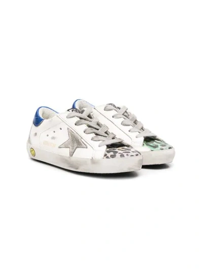 Shop Golden Goose Superstar Leather Low-top Sneakers In White
