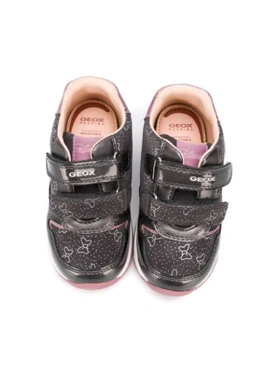 Shop Geox X Disney Rishon Sneakers In Grey