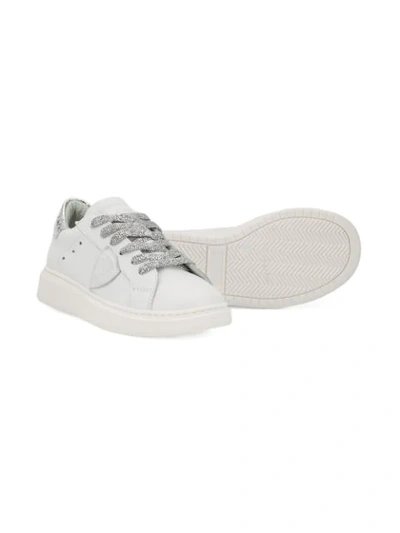 Shop Philippe Model Paris Low-top Sneakers In White