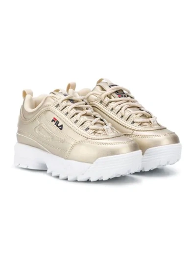 Fila Kids' Disruptor Ii Low-top Trainers In Gold | ModeSens