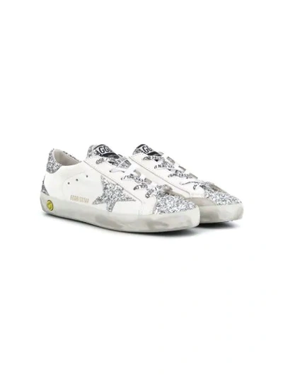 Shop Golden Goose Superstar Low-top Trainers In White