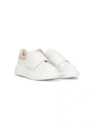 Shop Alexander Mcqueen Runner Sneakers In White