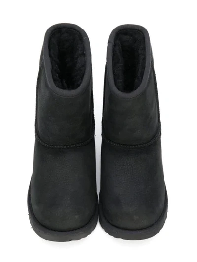 Ugg Fur Lined Boots In Black
