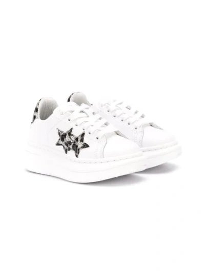 Shop 2 Star Star Patch Sneakers In White