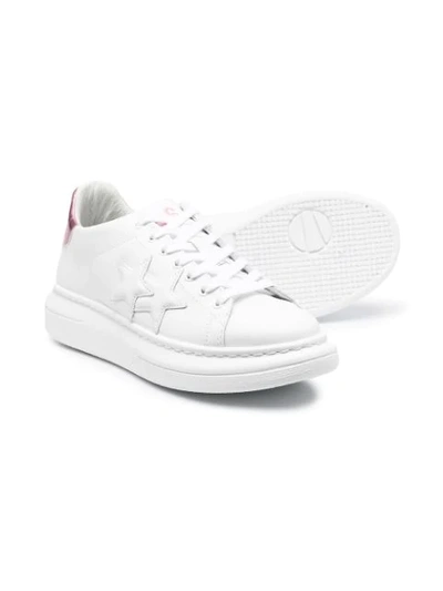 Shop 2 Star Teen Star Embellished Sneakers In White