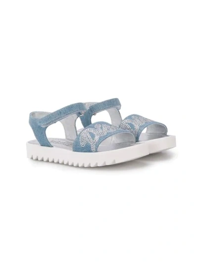 Shop Andrea Montelpare Disco Sandals In Blue