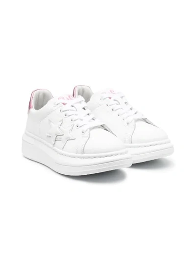 Shop 2 Star Star Embellished Sneakers In White