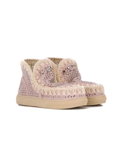 Shop Mou Eskimo Sneakers In Pink