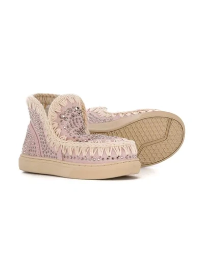 Shop Mou Eskimo Sneakers In Pink