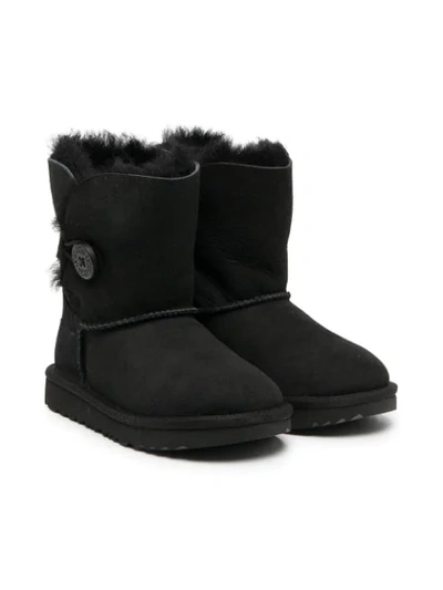 Shop Ugg Bailey Button Ii Boots In Black