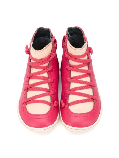 Camper Brutus Ankle Boots In Pink