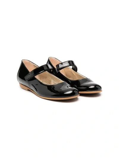 MONNALISA TOUCH STRAP BALLERINAS 