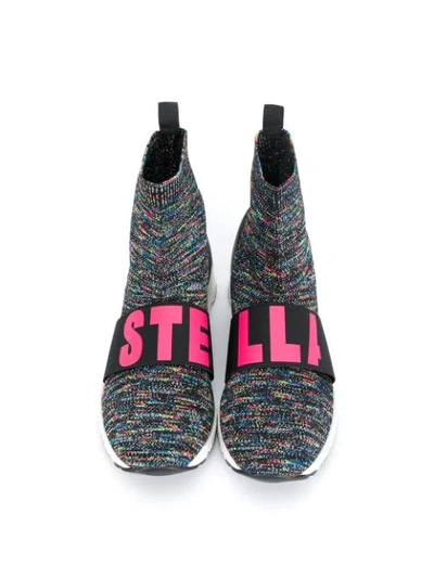 Shop Stella Mccartney Teen Slip-on Sneakers In Black