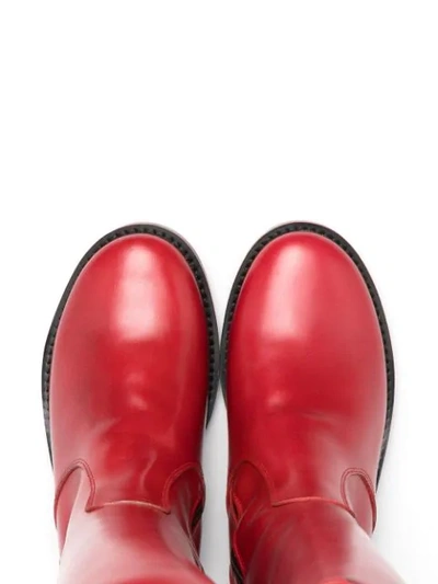 Shop Pèpè Knee-length Boots In Red