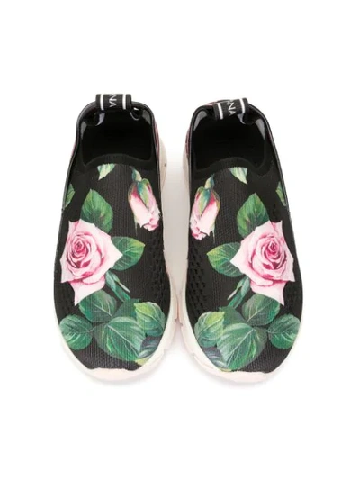 Shop Dolce & Gabbana Sorrento Slip-on Sneakers In Multicolour
