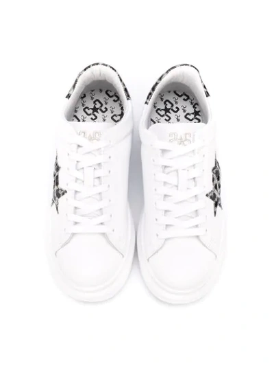 Shop 2 Star Star Patch Sneakers In White