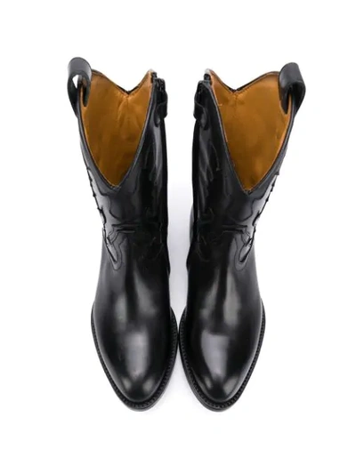 Gallucci Teen Camperos Mid-calf Boots In Black