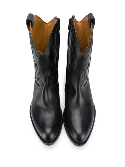 Gallucci Teen Camperos Mid-calf Boots In Black