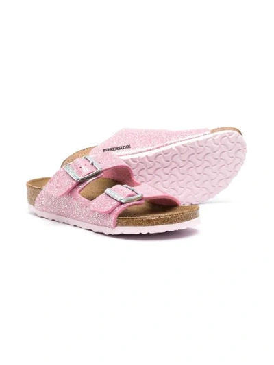 Shop Birkenstock Arizona Leather Sandals In Pink