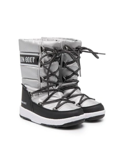 Moon Boot Ankle Snow Boots In Grey