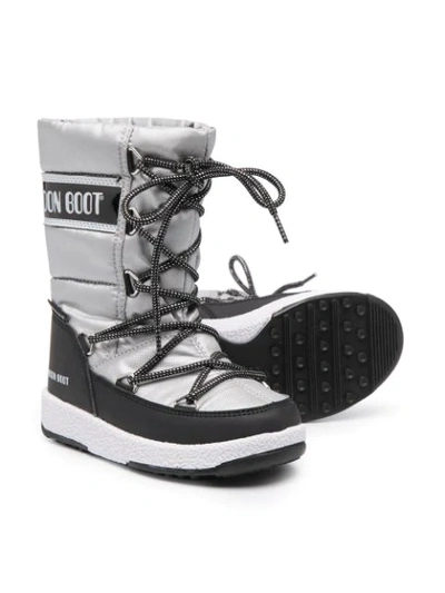 Moon Boot Ankle Snow Boots In Grey