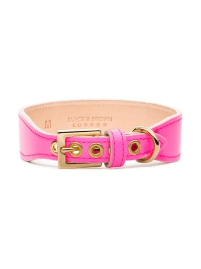 Shop Black & Brown Holly Collar In Pink