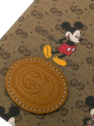 Shop Gucci X Disney Mickey Mouse Iphone Xs Max Case In Brown