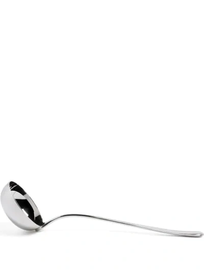 Shop Alessi Stainless Steel Ladle In Silver