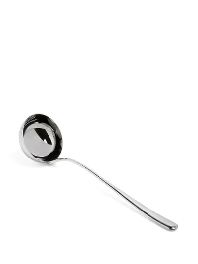 Shop Alessi Stainless Steel Ladle In Silver