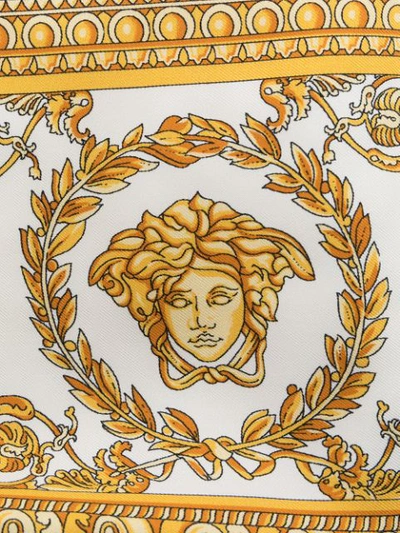 Versace Home Baroco-print Tablecloth In Neutrals