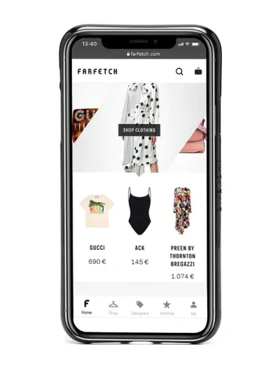 Givenchy Sketch-logo Iphone Xl Case In Black
