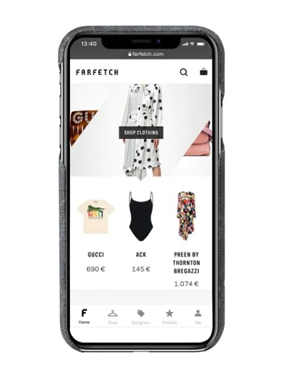 Shop Gucci Gg Supreme Tiger-print Iphone X/xs Case In Black