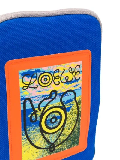 Shop Loewe Eye Patch Phone Case In Blue