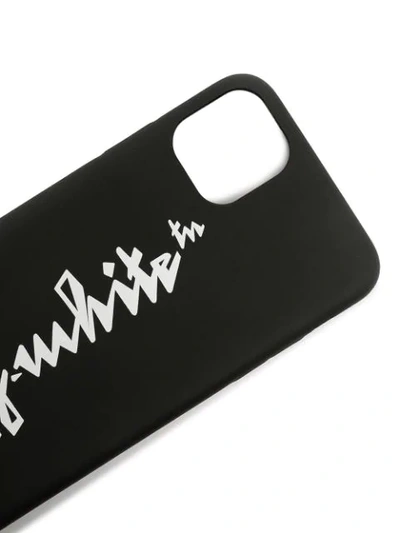 Shop Off-white Logo-print Iphone 11 Pro Max Case In Black