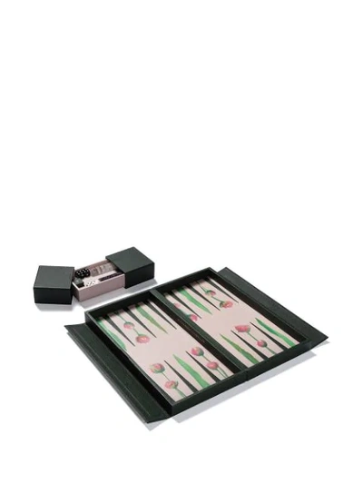 Shop Alexandra Llewellyn Tulip Travel Set In Green