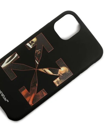 Shop Off-white Caravaggio Arrow Iphone 11 Case In Black