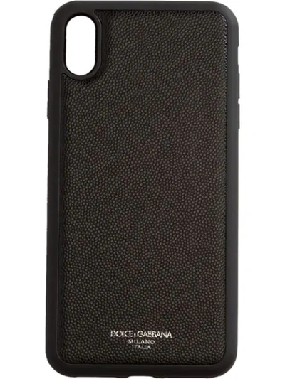 Shop Dolce & Gabbana Iphone Xs Max Case In Black