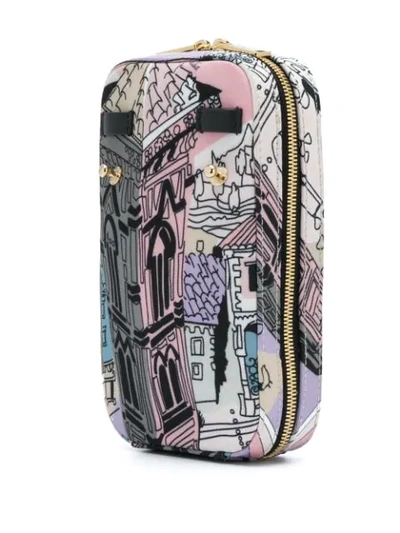 Shop Emilio Pucci Battistero Print Phone Bag In Pink