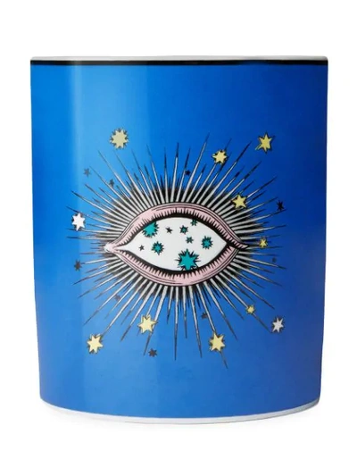 Shop Gucci Inventum, Xxl Star Eye Candle In Blue