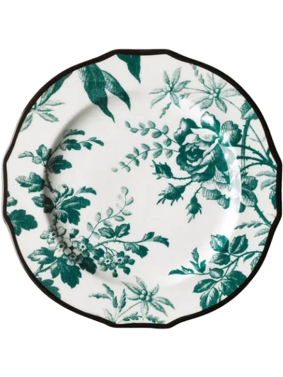 Shop Gucci Herbarium Dessert Plate (22cm) In Yellow