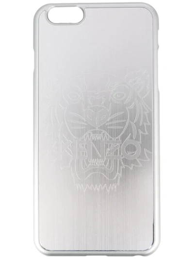 Shop Kenzo 'tiger' Iphone 6 Plus Case In Metallic