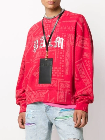 Gcds Leather Lanyard Smartphone Holder In Black