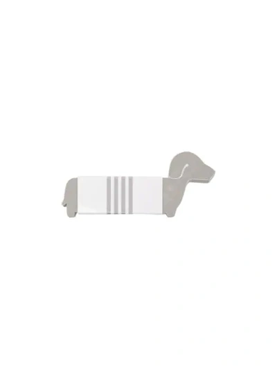 Thom Browne Hector Dog-motif Eraser In 035 Medium Grey