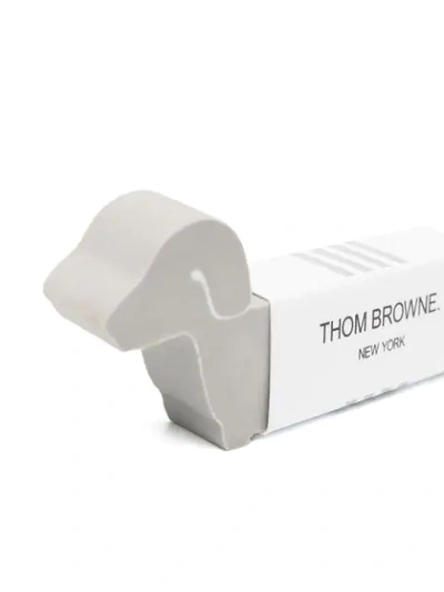 Thom Browne Hector Dog-motif Eraser In 035 Medium Grey